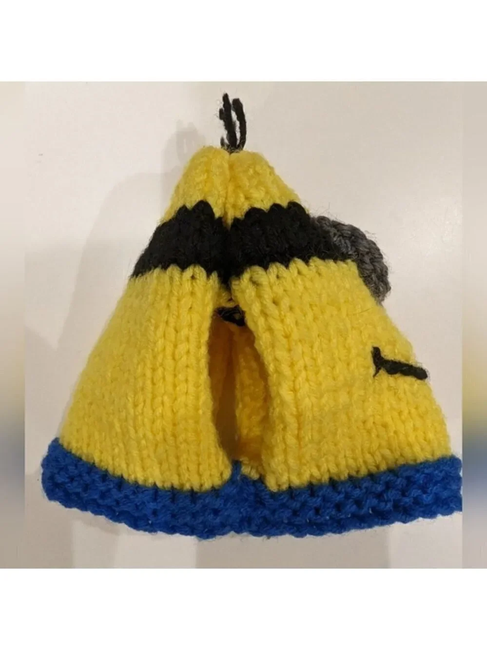 Knit Minion Dog Hat, Puppy Hat, Dog Costume, Minions, Pet Items - CA